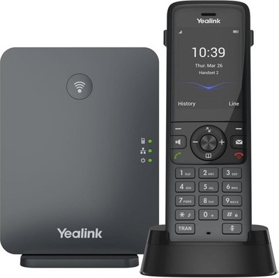 Yealink W70B DECT IP Base Station & Wireless Handset - Classic Gray