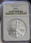 2008 US Silver Eagle $1 NGC MS69