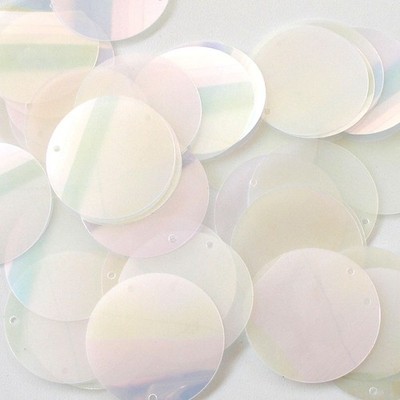 Sequins Crystal Iris (Pink Cast) Paillettes/Flat  20mm ~100/~500 pcs (25% Off)