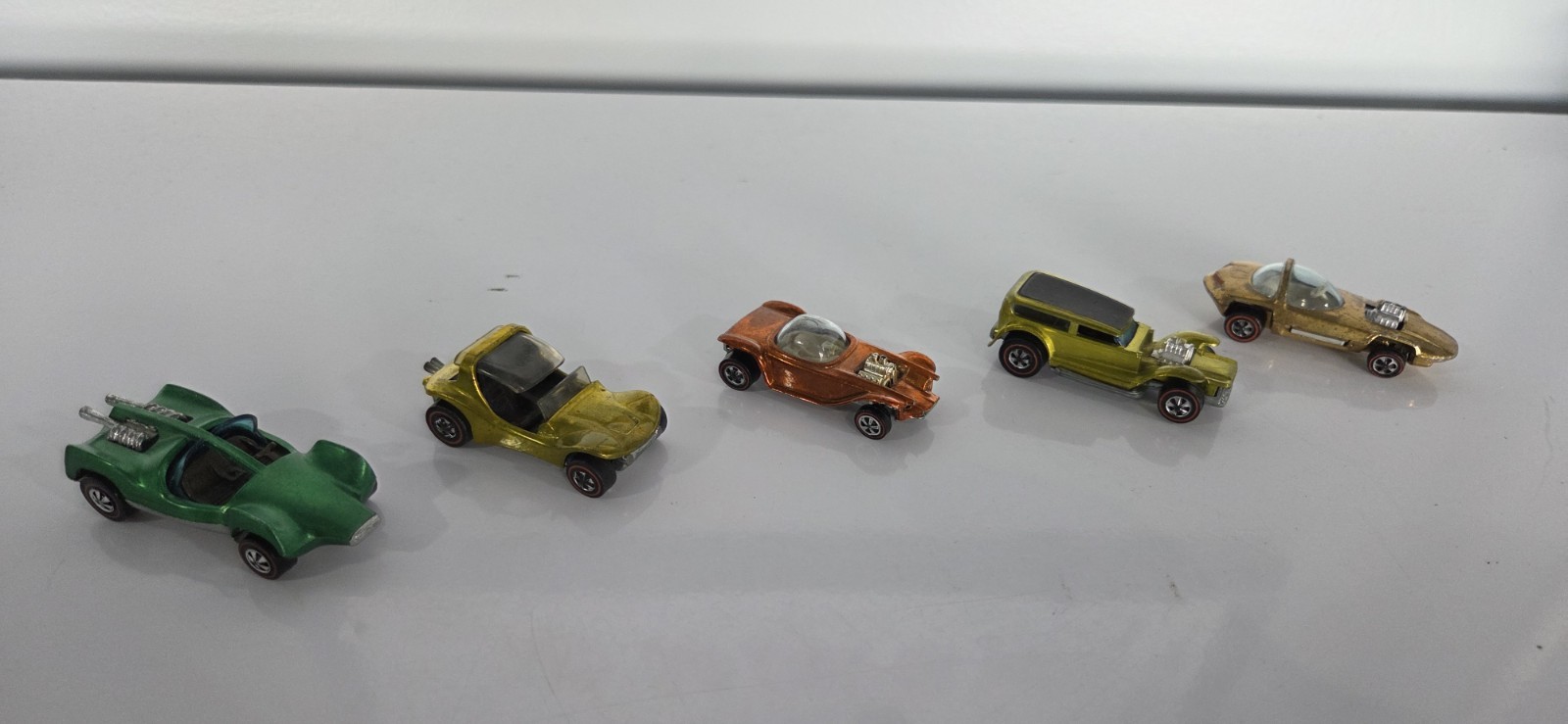 Hot Wheels Original Redline Lot Of 5 Cars