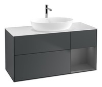 Villeroy & Boch Finion Waschbeckenunterschrank FüR Becken Mittig Regal Rechts...