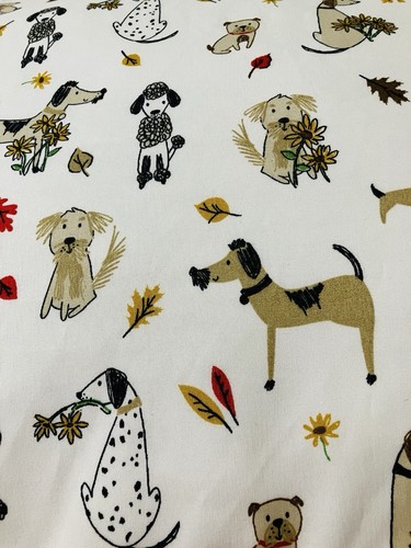 Cynthia Rowley 4-Piece Queen Sheet Set Poodle Dalmatian Dachshund Pug Retriever - Picture 8 of 10