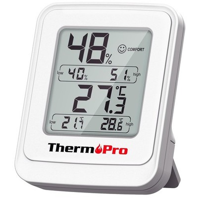 ThermoPro Hygrometer Thermometer Digital Luftfeuchtigkeitmesser Innen für