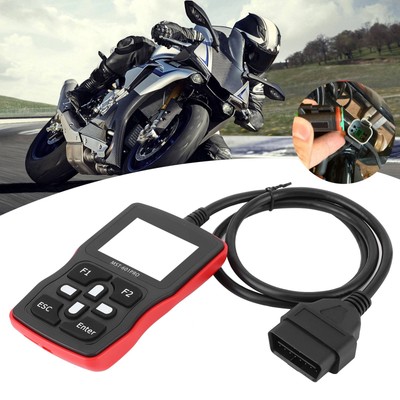 Automotive Code Reader OBD2 Diagnosewerkzeug Motorrad Scanner FAT