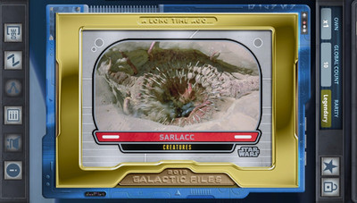 Topps Digital Star Wars Card Trader Gilded Tungsten ALTA Sarlacc Legendary 10cc!