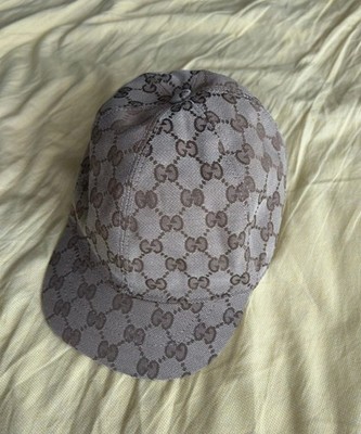 Gucci Kinder Original GG Canvas Hut Authentic L