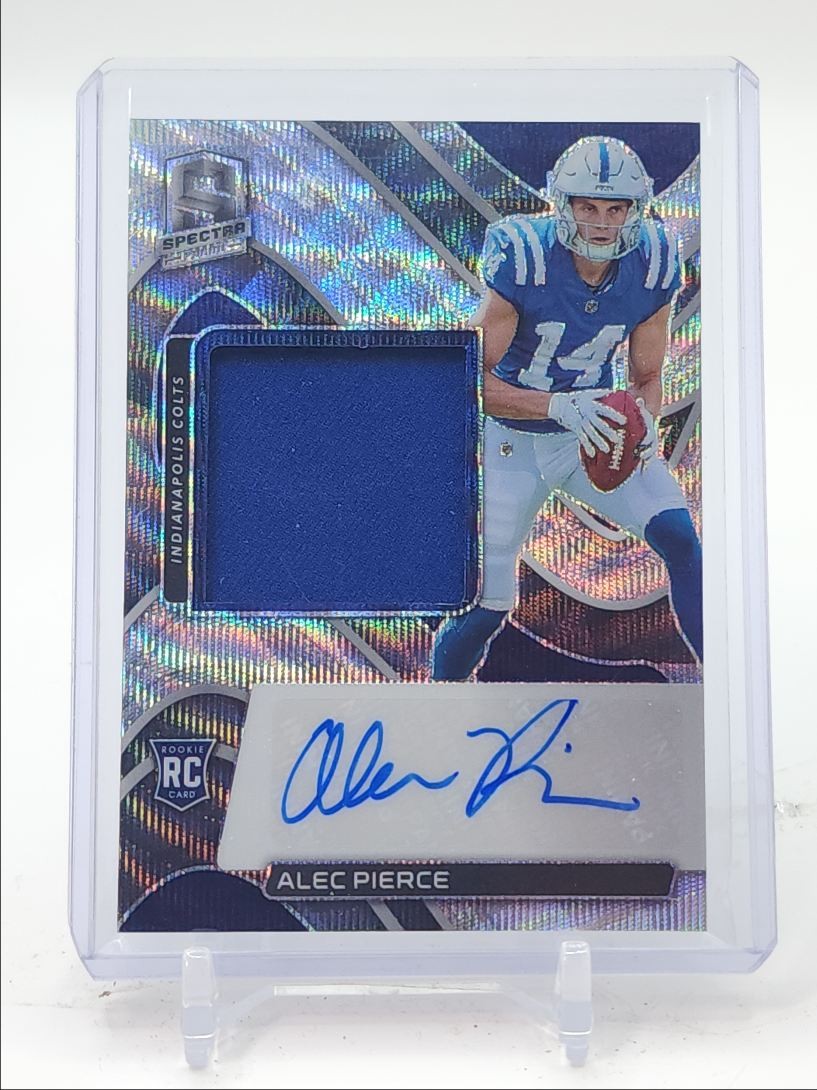 ALEC PIERCE 2022 SPECTRA RPA ROOKIE PATCH WAVE RC AUTO /25 Q4942