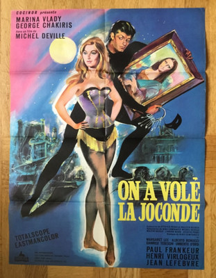 Der Dieb der Mona Lisa / On a volè la Joconde (frz. Kinoplakat '66) Marina Vlady