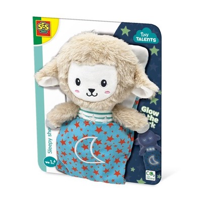 SES Creative 13155 Stars Sleepy Sheep-Night Buddy Glow in The Dark,  (US IMPORT)