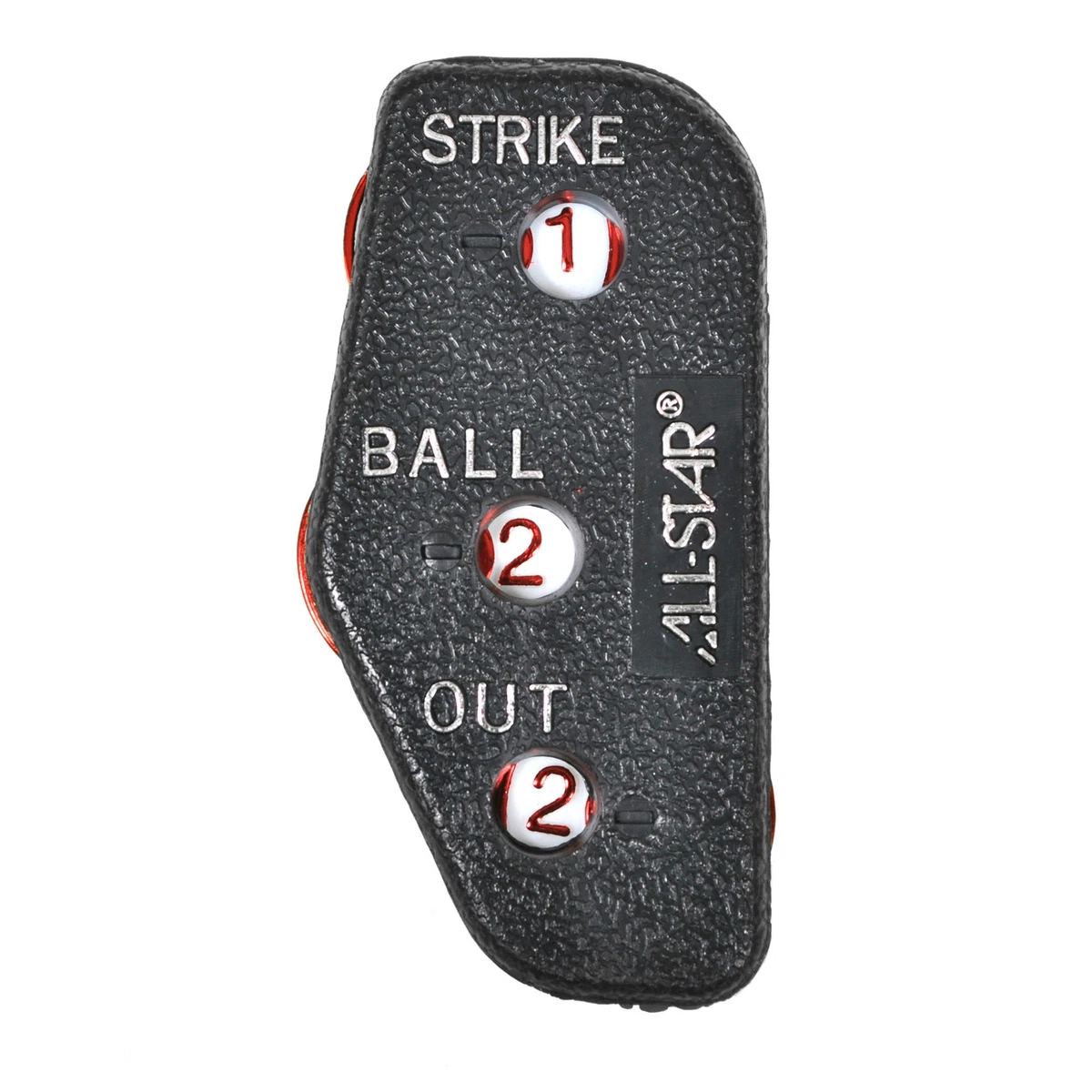 Compteur D'arbitre Baseball/Softball Vintage - Strikes, Balls, Outs - Noir