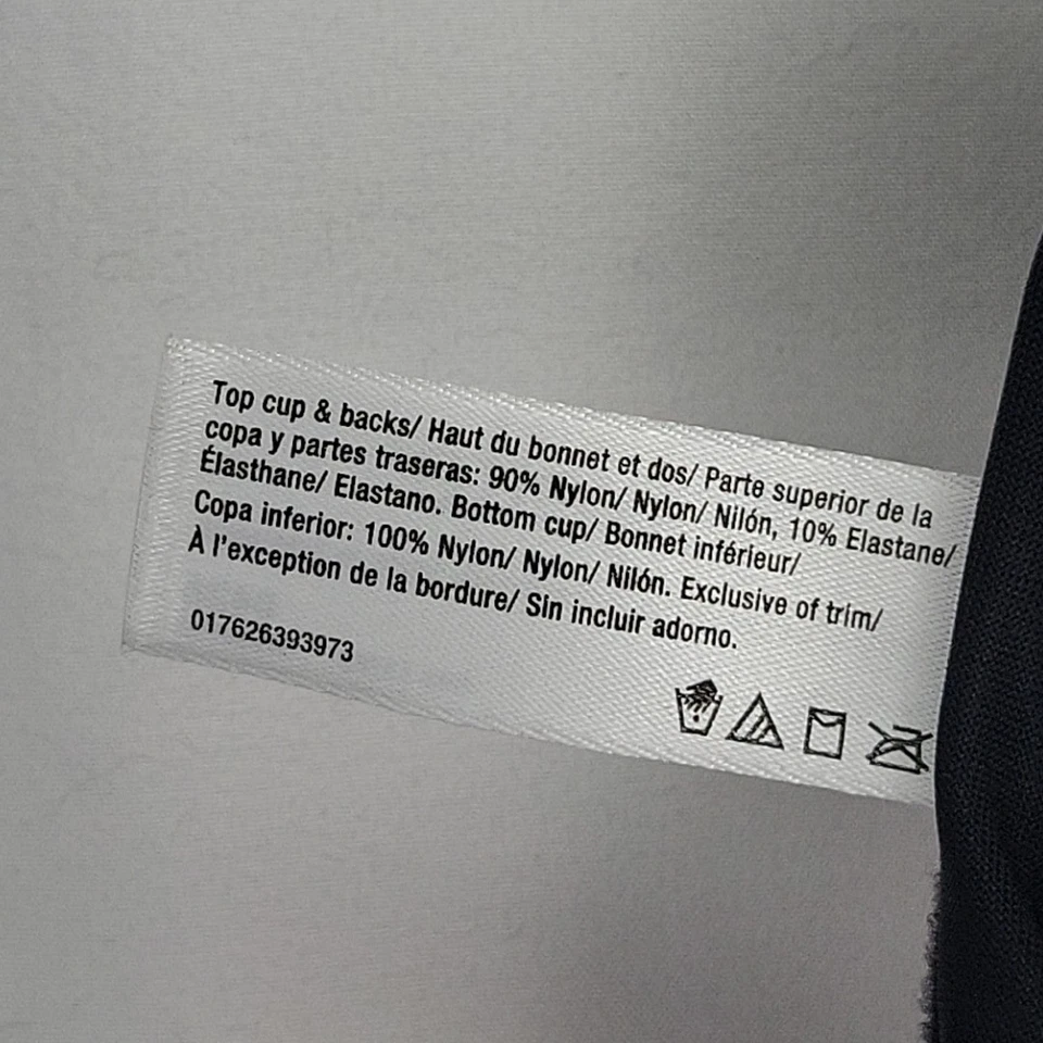 Sujetador con aros Lilyette Dreamwire Minimizer 36DDD negro #0428 nuevo con etiquetas Foto 4 de 4
