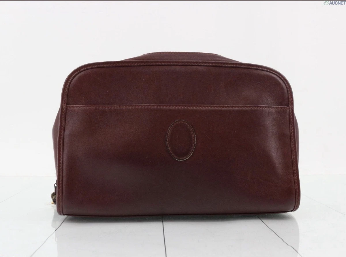 カルティエ　レザー ビジネスバッグ バーガンディ Cartier Bags for Men for sale - eBay