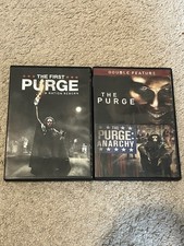 The Purge 3-Movie DVD Lot First Purge + Purge + Anarchy Bundle