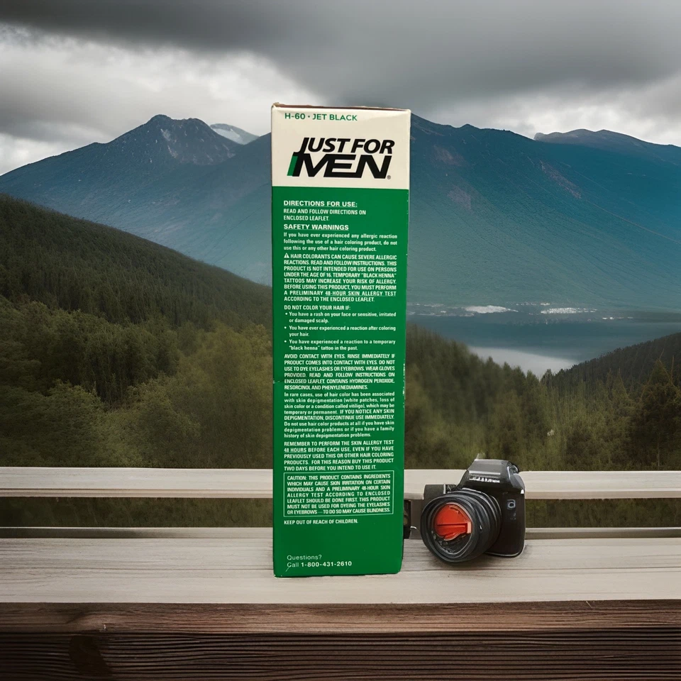 Champú en color de cabello Just for Men Original Formula #H-60 JET BLACK Foto 4 de 4