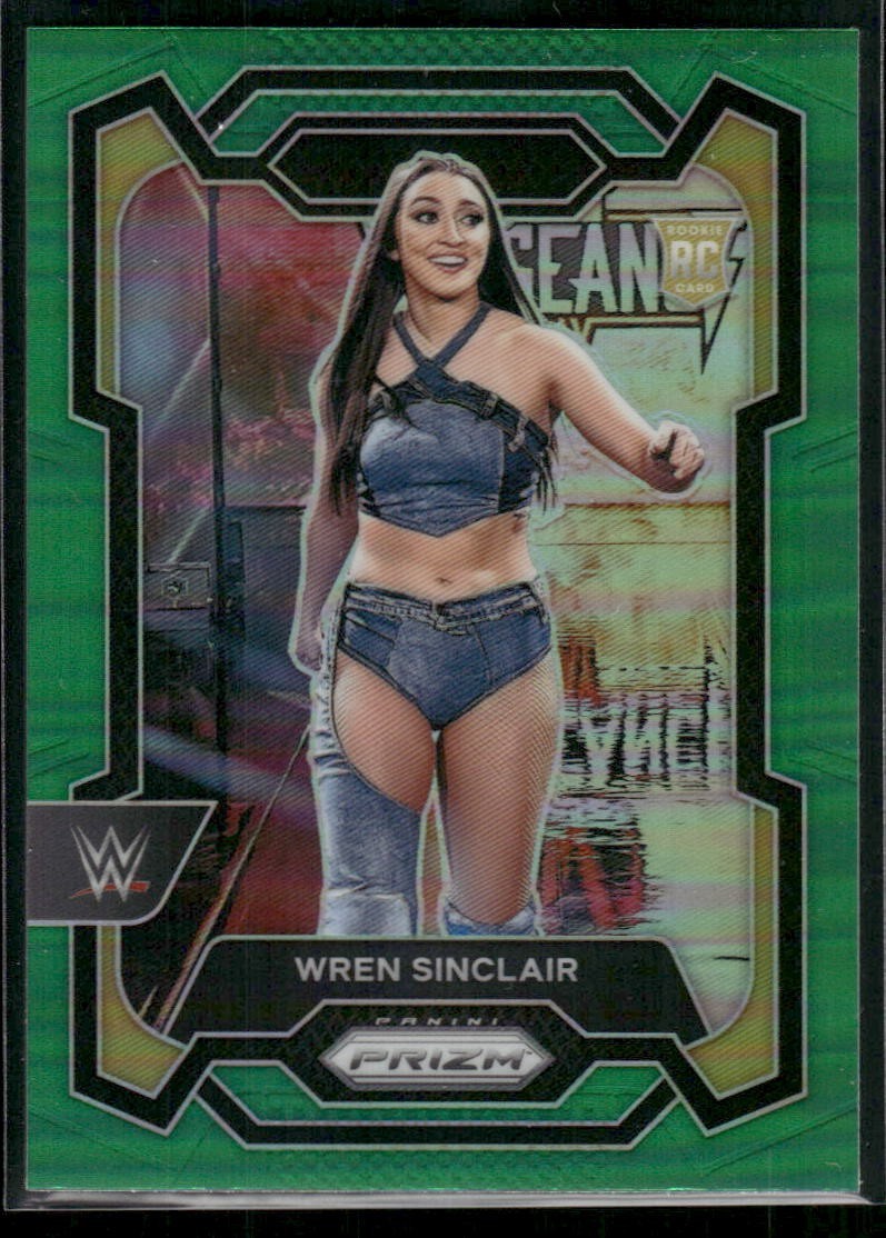 2024 Prizm WWE Wren Sinclair #195 Green (RC)