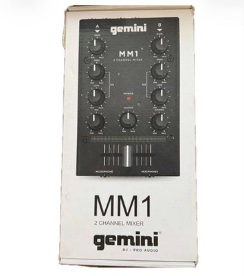 GEMINI MM1 2-Kanal Analog DJ Mixer