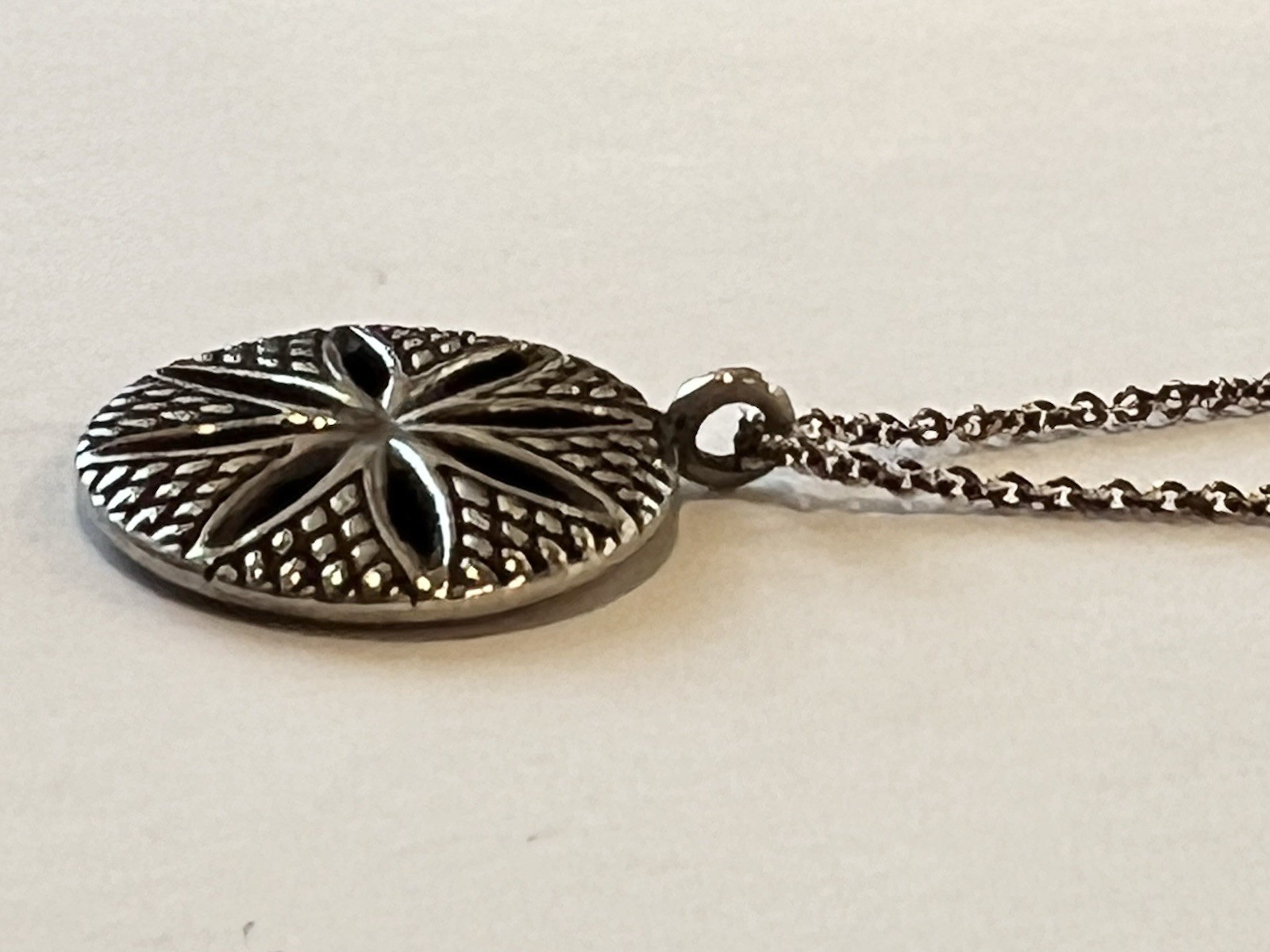 Preah Ko Solid Sterling Sundial Compass Round Pen… - image 3