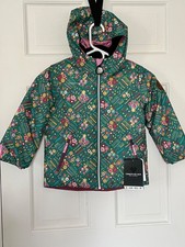  NWT Obermeyer Ash Insulated Kid's Ski Jacket - Green with Flowers - Sz 5