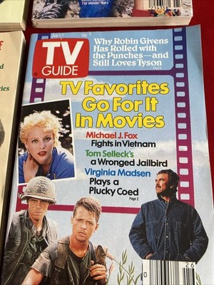 TV Guide 1989 Collection January 7-July 7, 1989 NO LABELS Los