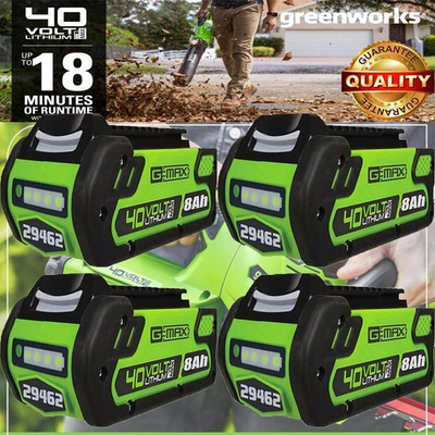 #ad #ad Pack 8.0Ah For Greenworks 40V G MAX Battery Li Ion 29472 29462 29252 or Charger $224.00