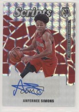 2019-20 Panini Mosaic Scripts Anfernee Simons #SC-ASM Auto 04yk