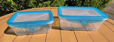 Stretch And Fresh Food Containers Set Of 2 With Lids