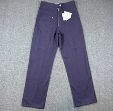 Isabel Marant Etoile Pants Womens 36 High Rise Phil Linen Pantalon Trousers