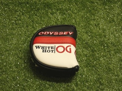 Odyssey OG White Hot Mid Mallet Putter Headcover White/Black/Red New