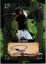 2024 Wild Card 5 Card Draw Auto Parallel #2/3 Jase Bowen 5CDV-JBA Autograph