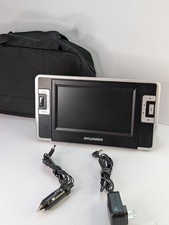 Sylvania 7" Screen, Portable DVD Player-SDVD8732, W/ Adapters.