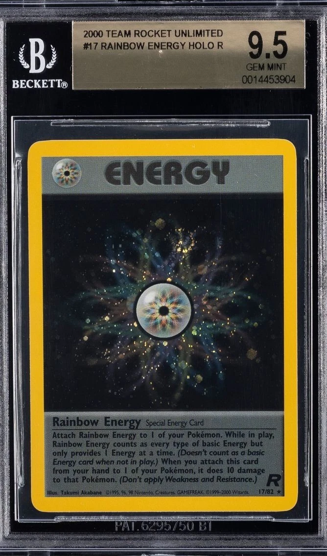 Pokémon TCG Beckett Grading Services (BGS) 9.5 Graded Holo Rare