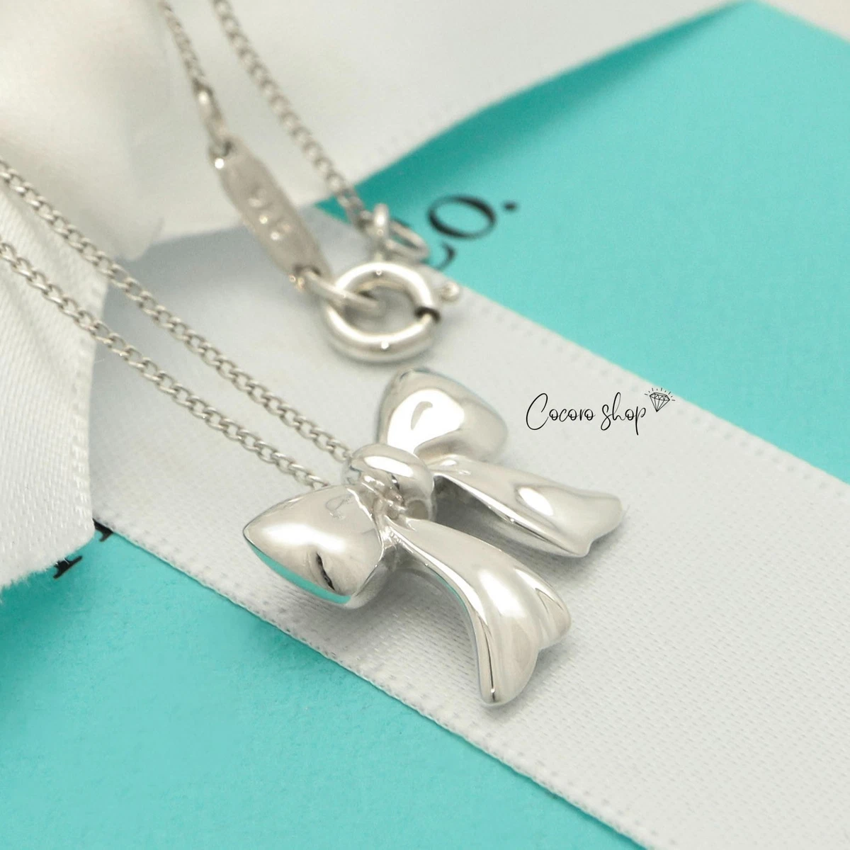 Tiffany & Co. ボウ ネックレス シルバー tiffany bow necklace products for sale | eBay