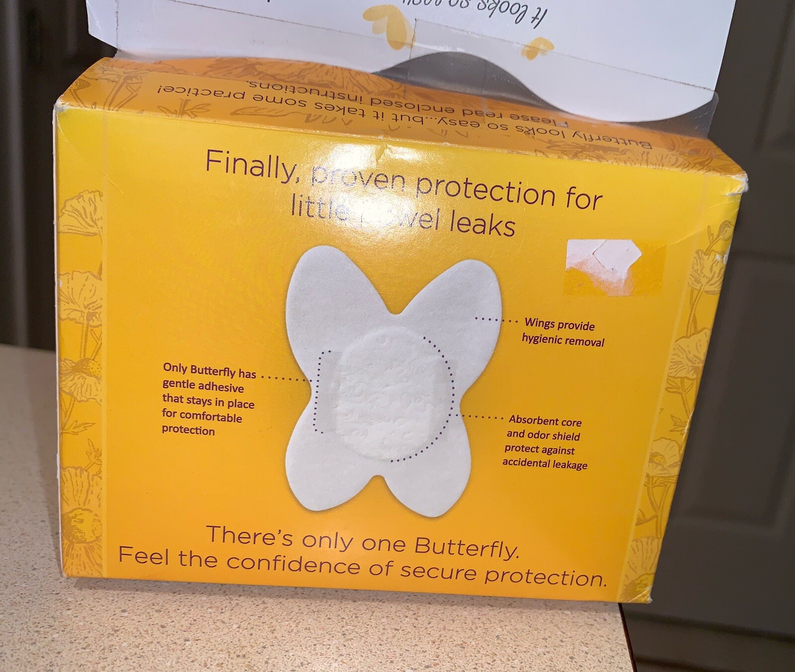 Butterfly L/XL Body Liners Pads for Bowel Leaks • 23 Count Open Box eBay