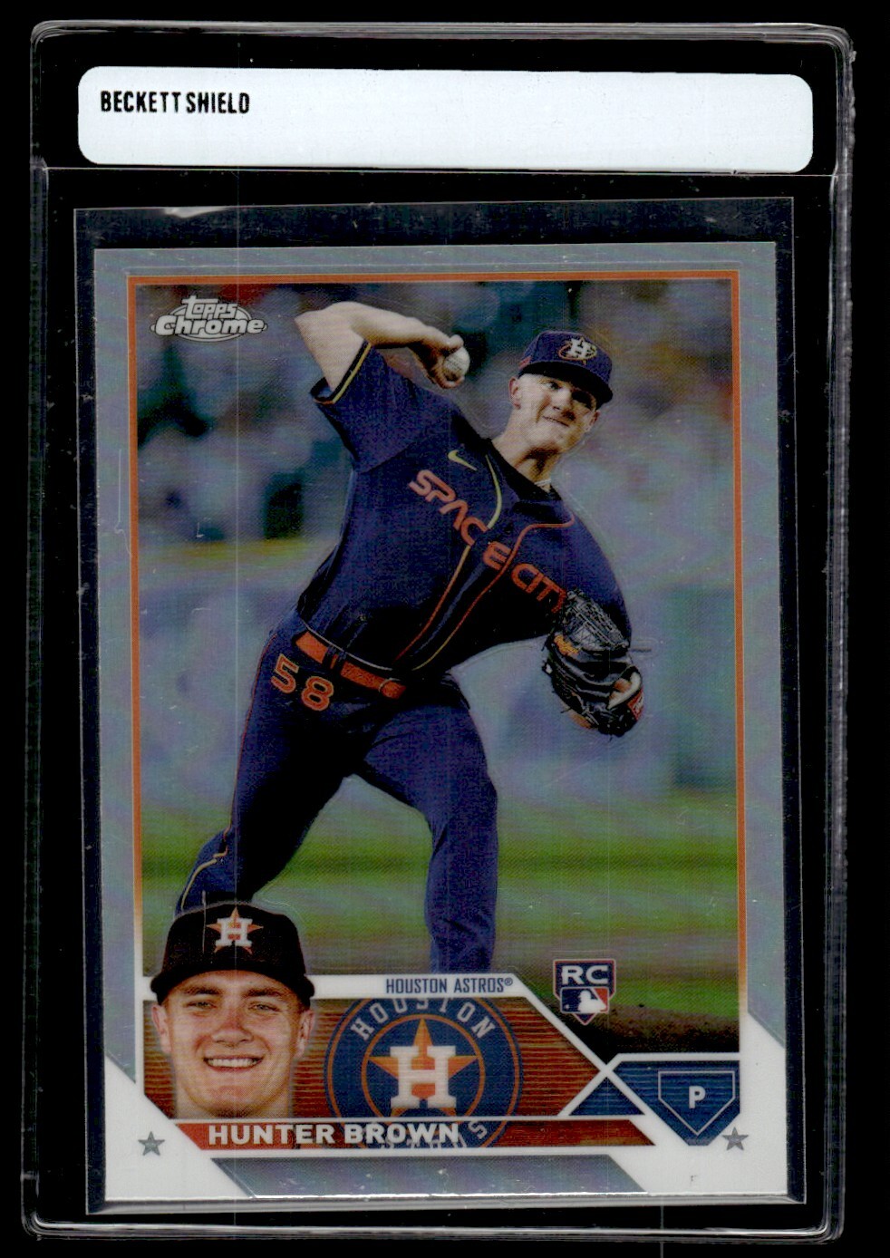 HUNTER BROWN 2023 TOPPS CHROME #197 REFRACTOR RC