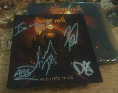 Autographed Diamond Head The Coffin Train NEW CD NWOBHM signed metallica last 1
