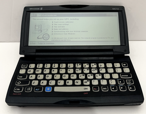 Ericsson MC12 Mobile Companion Pocket PC Windows CE - working vintage PC + Case - Bild 2 von 7
