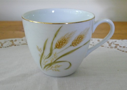 Vintage Grant Crest China EARLY HARVEST Teacup Coffee Cup Japan ~