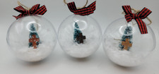 Cross and Christmas Tree Ornament Keepsake