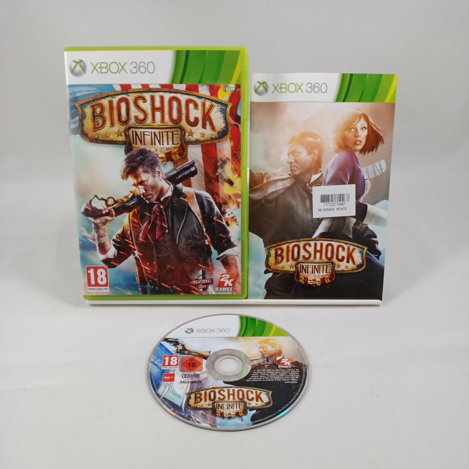 BIOSHOCK INFINITE Xbox 360 Game includes manual