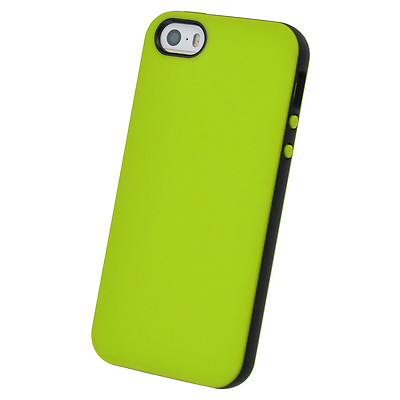TPU Case iPhone 5 5S SE SolidFit Hülle PureColor Silikon Schale Cover Etui Gelb