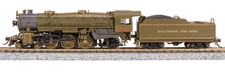 BROADWAY LIMITED 7983 N HV Pacific 4-6-2 B O 5300 Washington Paragon4 Sound/DCC