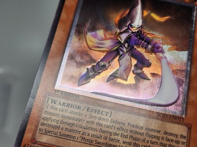 遊戯王 ミスティック・ソードマン LV2 英語版 レリーフ 1st 遊戯王