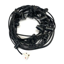 Turnock Heavy Duty UK Made Festoon Lights String PVC Cable BC/ES Lampholders