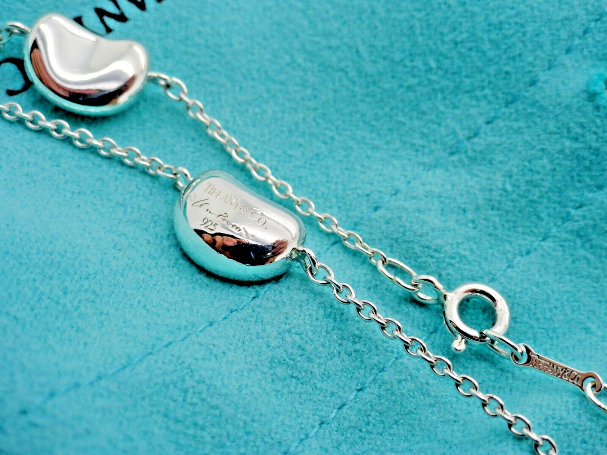 Tiffany & Co. Sterling Silver 5 Bean Bracelet | eBay