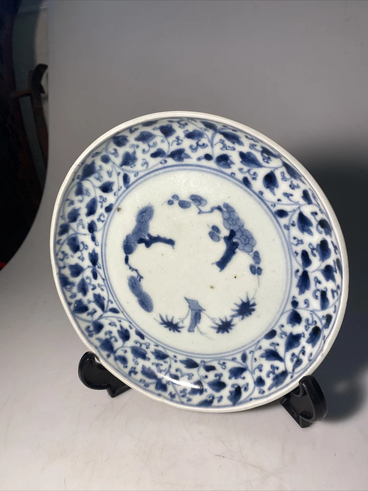 Antique Japanese Kakiemon Porcelain Dish With Fuku Mark - Image 2 of 4