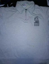 Snow White & The Seven Dwarfs GRUMPY Medium M Rare Embroidered Collar Sweatshirt