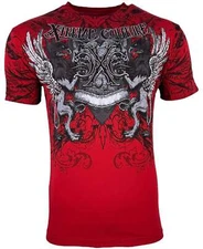 Xtreme Couture by Affliction Men's T-Shirt Emperor Biker Cross Y2K S-5XL
