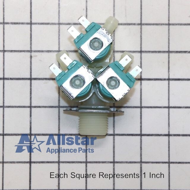 Whirlpool 3-Way Washing Machine Water Inlet Valve WP34001248-image