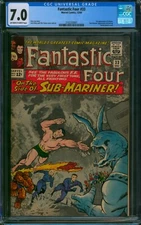 Fantastic Four #33 ⭐ CGC 7.0 ⭐ 1st App of ATTUMA! Silver Age Marvel Comic 1964