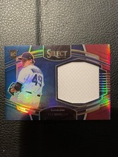 2022 Select Eli Morgan RC 87/99 Horizontal Rookie Jumbo Swatch #HRJS-EM